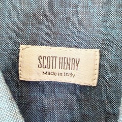 Scott Henry Teal Heather Button Up Shirt Size M Business Casual Preppy Collared