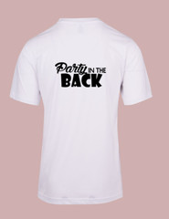 MEN WOMENS TEE TSHIRT UNISEX MULLET HAIR CUT STYLE PARTY BUSINESS FUN GIFT 80S