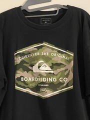 Quiksilver Mens Size XL T-Shirt Black Regular Fit 100% Cotton 48” Chest