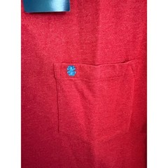 IZOD Men’s Saltwater Soft Wash Pocket Crew Neck T-Shirt Glossy Red Size XXL Tee