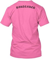 BARTENDER T-Shirt Made in the USA Size S to 5XL