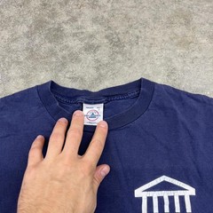 vintage syracuse university collegiate navy shirt size medium