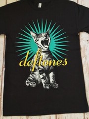 NEW- DEFTONES – CAT LOGO – BAND T-SHIRT