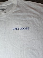 Gray Goose Chest Lego Front “Espresso Martini Social Club” Back graphic t-shirt