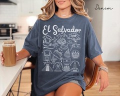 El Salvador Mass Shirt Gift Travel El Salvador Trip Lovers Souvenir Tee