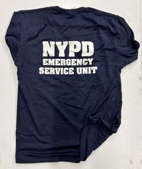NYPD Police Emergency Service Unit T-Shirt Large