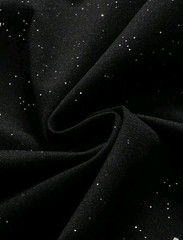 New Men Luxury Sequin Glitter Fashion Black Rivet T-Shirt High Quality