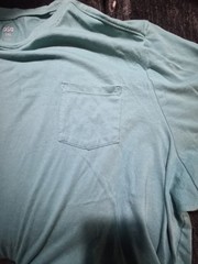 DSG Men’s 3XL Blue Solid Crew Neck Short Sleeve T-Shirt w/ Chest Pocket