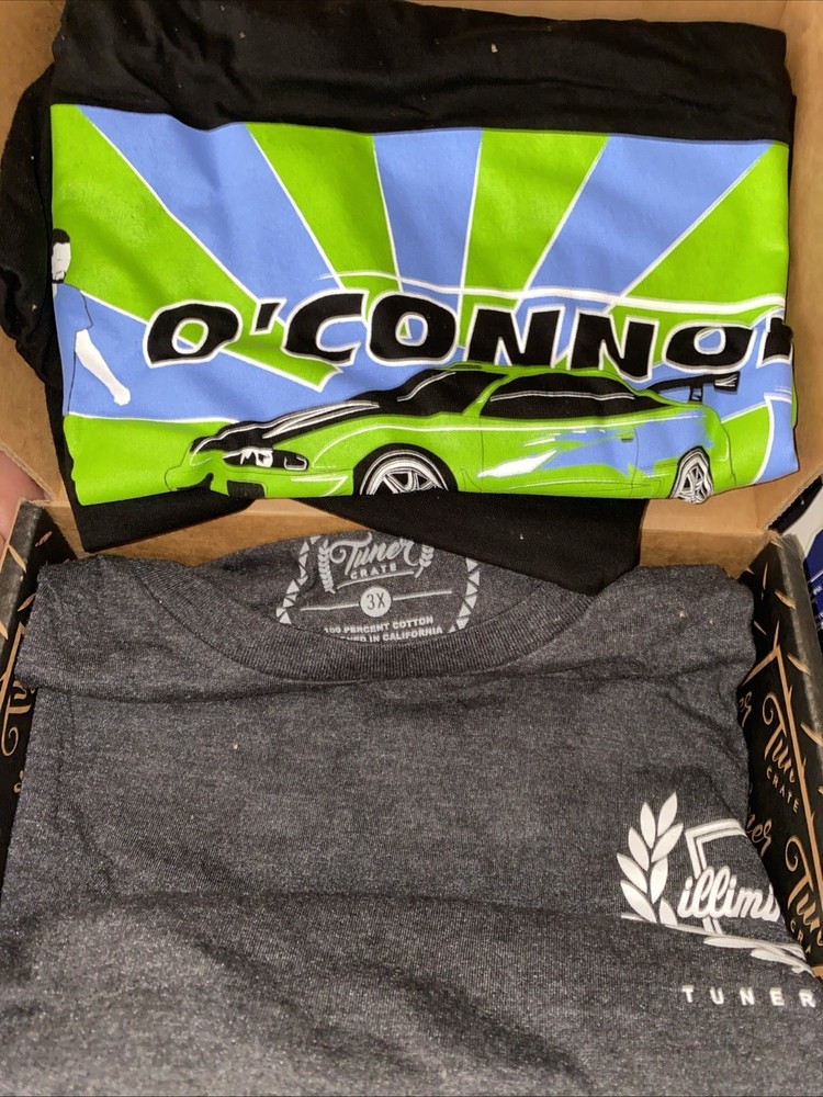 Tuner Crate Tshirt Size 3X Graphic Awesome Shirts Lot Of 2 Shirts New In Box