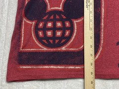 Disney Parks Shirt Mens 3XL Red Mickey Mouse 1971 Logo Hanes ComfortBlend