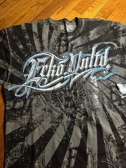 Ecko Unltd MMA Graphic Print T-Shirt Grunge Y2KDeadstock With Tags Size XL