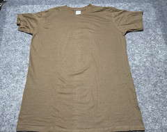 New Brown Military undershirt XL Shirt 8420-01-112-1477 unicor Combed Cotton
