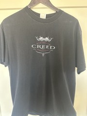 Creed Weathered World Tour 2002 T Shirt Men’s Large Black Vintage