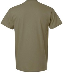 AR 670-1 Army Compliant Coyote Brown Mens Military T-Shirt 100% Cotton, 6-Pack