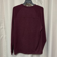 The Normal Brand Puremeso Long Sleeve Henley Shirt Men’s Size XL Wine NWT