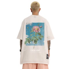 MFCT Men’s Streetwear Artwork Graphic Tee Crewneck Half Sleeves T-shirt