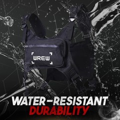 Water Resistant Running Chest Pack for Men-Running Holder with Extra Storage-…