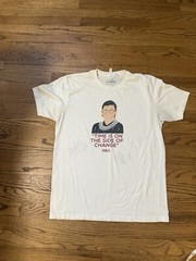 Shirt Adult Medium Beige RGB Short Sleeve Crewneck