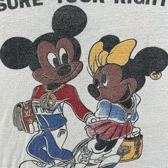 Vintage Mickey Mouse Good To Go Shirt Mens Large Rap Hip Hop Parody Distressed