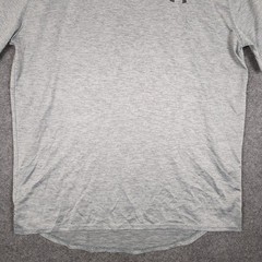 Under Armour Mens Loose Fit HeatGear Heathered Gray Short Sleeve T-Shirt Size M