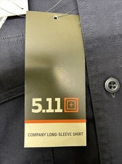 5.11 Tactical Long Sleeve Company Shirt Navy Blue XL Tall