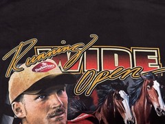Vtg 2000 NASCAR DALE EARNHARDT JR. #8 RUNNING WIDE OPEN Budweiser Tshirt Sz XL
