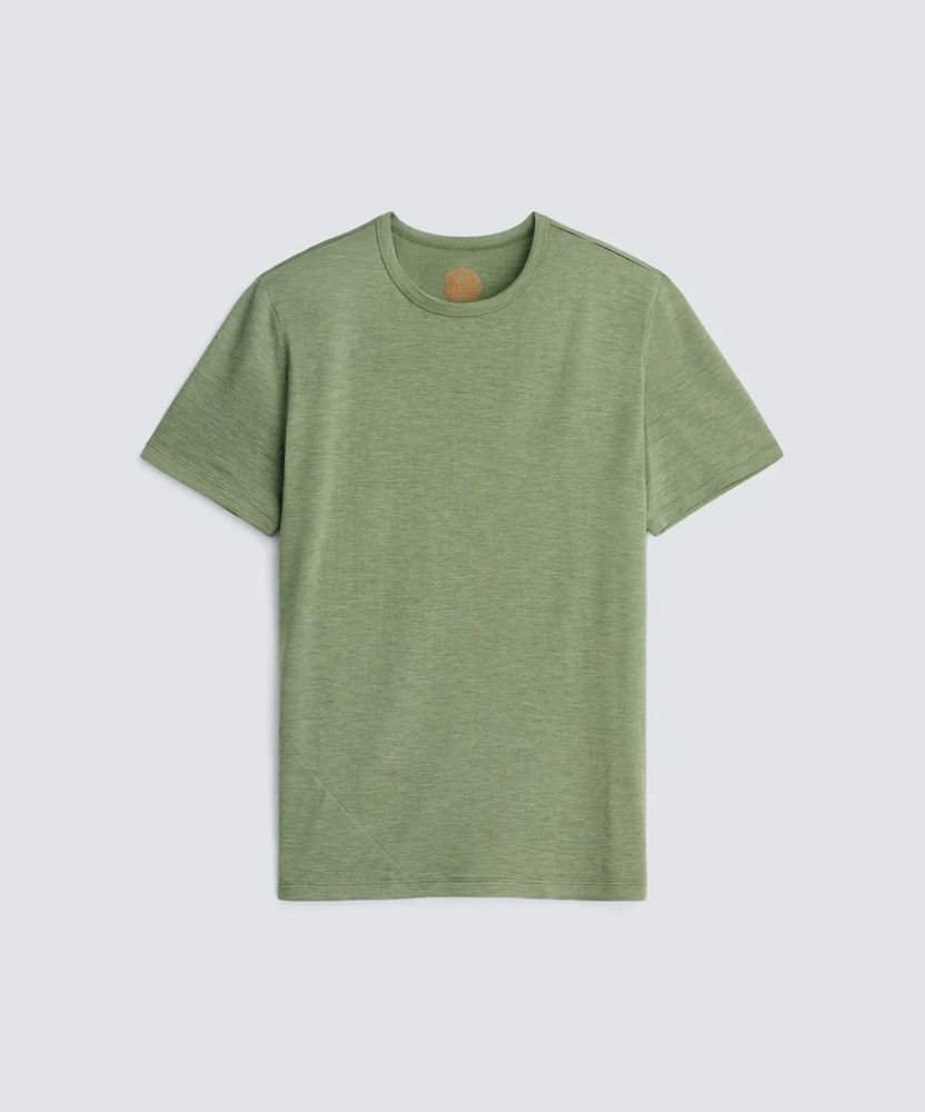 Unbound Merino x Carryology Meili T‑Shirt | SAGE GREEN | LARGE | w/PATCH |
