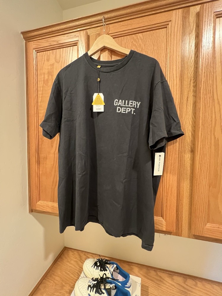 Gallery Dept. Souvenir Tee Washed Black Size Large Authentic Brand New With Tags