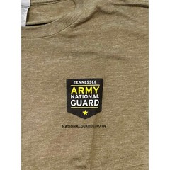 NextLevel Tennessee National Guard Khaki T-Shirt Mens S