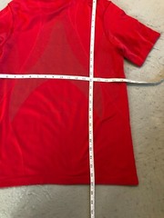 Champion Shirt Men’s Small Double Dry Active Stretch Red Knit Tee