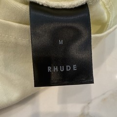 RHUDE Moonlight Badge Tee Men’s M White Cotton Graphic Logo Crew Neck Tee