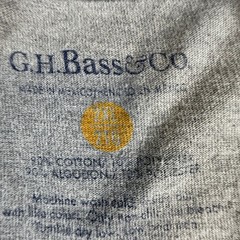 G.H. Bass & Co. Mens T Shirt Gray Fish Graphic Short Sleeve Crew Neck Tee 2X