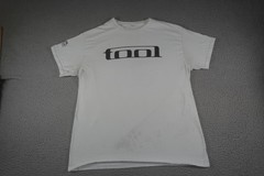 Tool 2009 Tour Shirt Mens Large White Los Angeles CA Wrench Opiate Double Sided