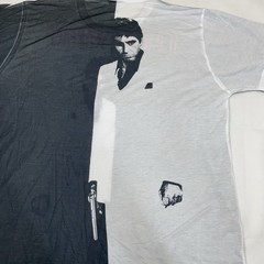 Scarface Al Pacino Shirt Dye Sublimated Tony Montana Logovision New Size 2XL