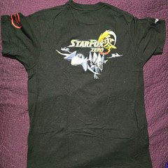 Star Fox Nintendo Video Game Flight Crew Zero Graphic T-Shirt Sz M