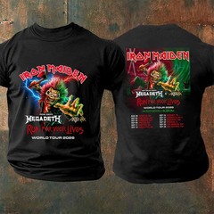 Iron Maiden The Run For Your Lives World Tour 2026 America TShirt