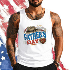 Happy Father’s Day for Mens Dad Papa Grandpa Tank Top