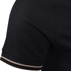 FRED PERRY TWIN TIPPED T-SHIRT NAVY/WARM OAT/BURNT TOBACCO 2XL RRP £50 BNWT