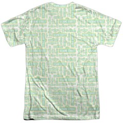 Sesame Street Puzzle Pattern Unisex Adult Halloween Costume T Shirt, S-3XL