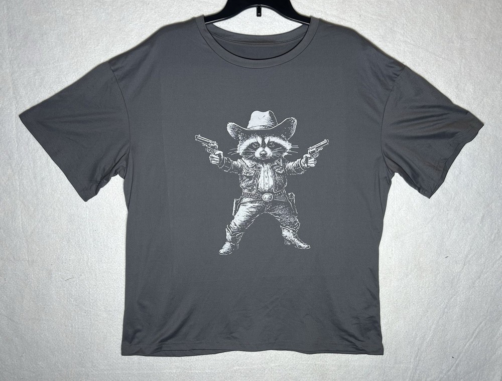 Rocket Raccoon Guardians of the Galaxy Marvel Dry Fit Short Sleeve T-Shirt XL