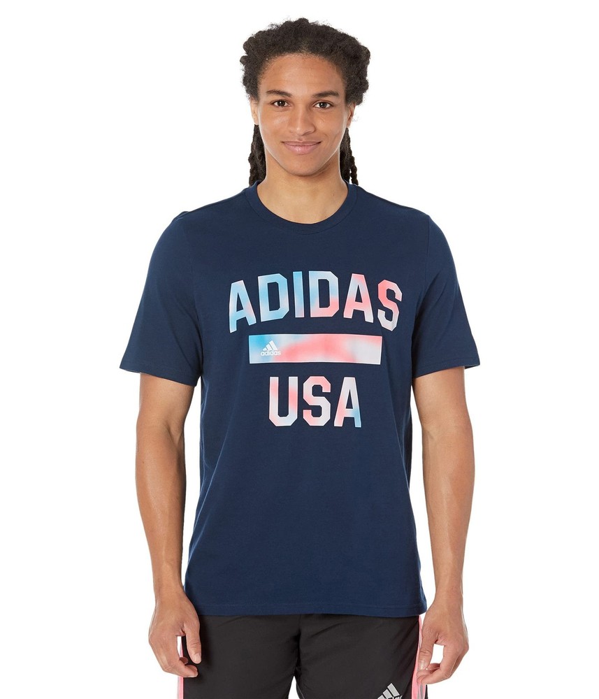 adidas Men’s Americana Graphic Tee Collegiate Navy L