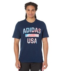 adidas Men’s Americana Graphic Tee Collegiate Navy L