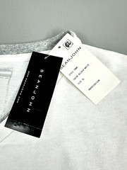 Vintage Sean John V-Neck Shirt Mens XL White Short Sleeve New