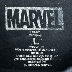 The Punisher Mens L Shirt Netflix Black 100% Cotton Marvel Comic Police Military