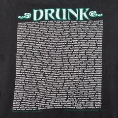 VTG 1997 Dipsomania Drunk Shirt Sz XL Funny Parody Faded See Pics