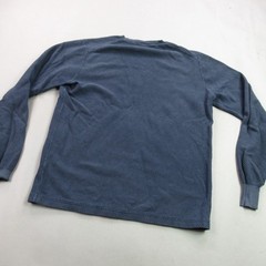 Aspesi Shirt Mens 50 Long Sleeve Crew Neck Blue Lightweight Casual Outdoors