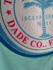 Men’s Eternity BC / AD Miami the Magic City Dade Co Blue Turquoise T Shirt Sz XL