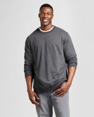 Goodfellow Mens Long Sleeve T-Shirt Tee M MED Charcoal Gray NEW