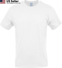 Gildan Men’s Crew T-Shirts, Multipack, Style G1100 XX-Large, White