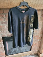 Men’s Harley Davidson T Shirt – Black – “Steel City” Washington PA – Size XL A12